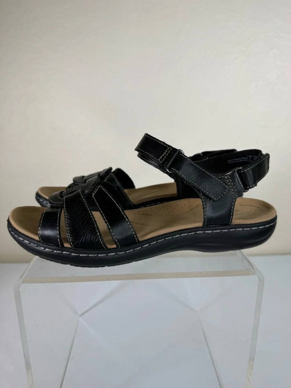 Clarks Laurieann Sela Ultimate Comfort Collection Sandals Size 8.5 WIDE LIKE NEW - Picture 7 of 13